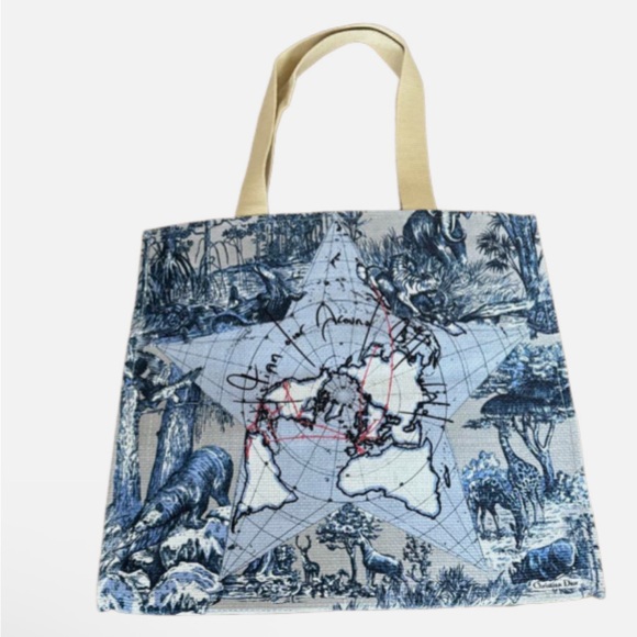 Dior Around the World Raffia Tote 2024 BRAND NEW GWP - Picture 7 of 12